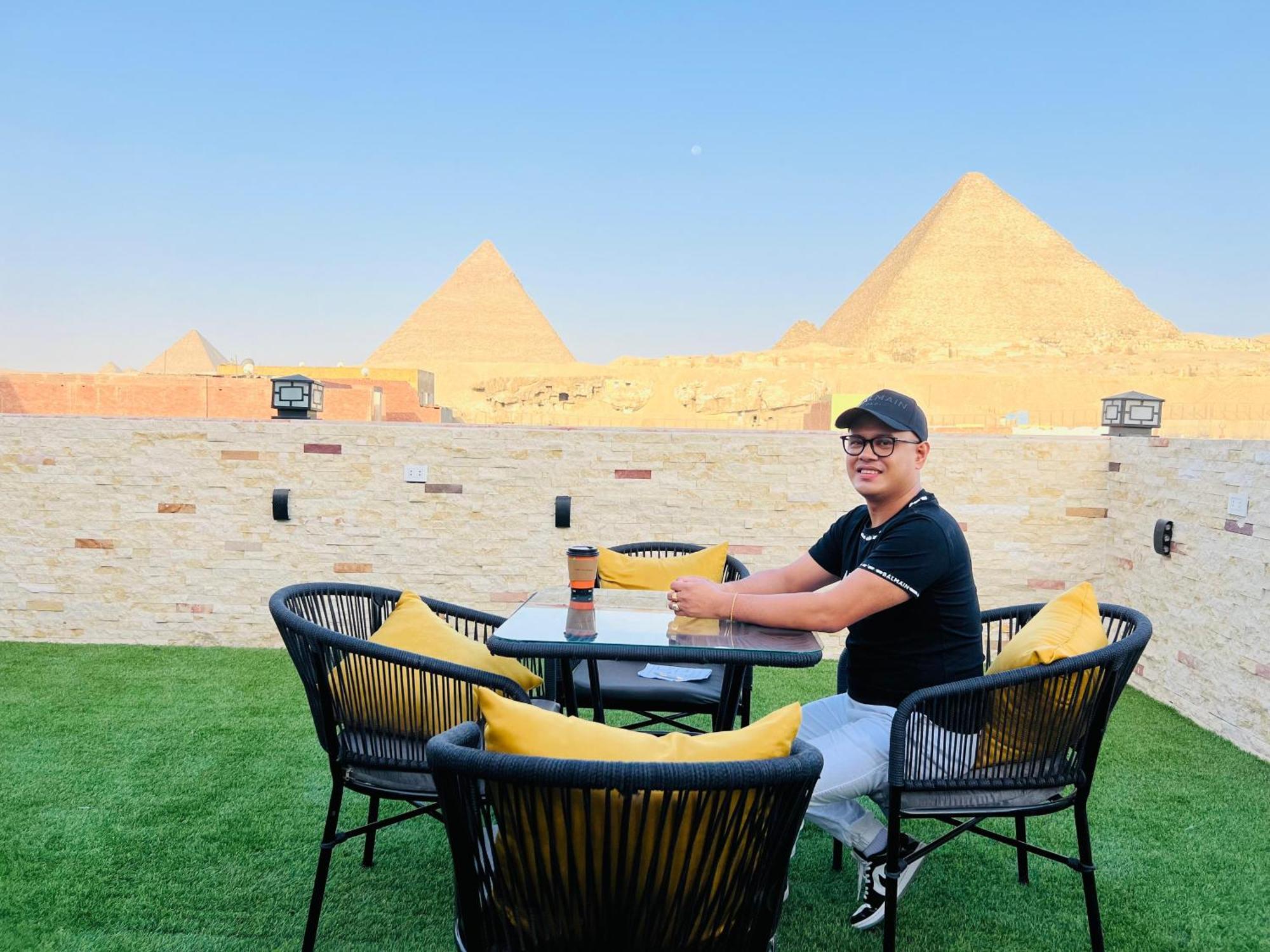 New Scarab Pyramids View Hotel Kafrat al Jabal Exterior photo