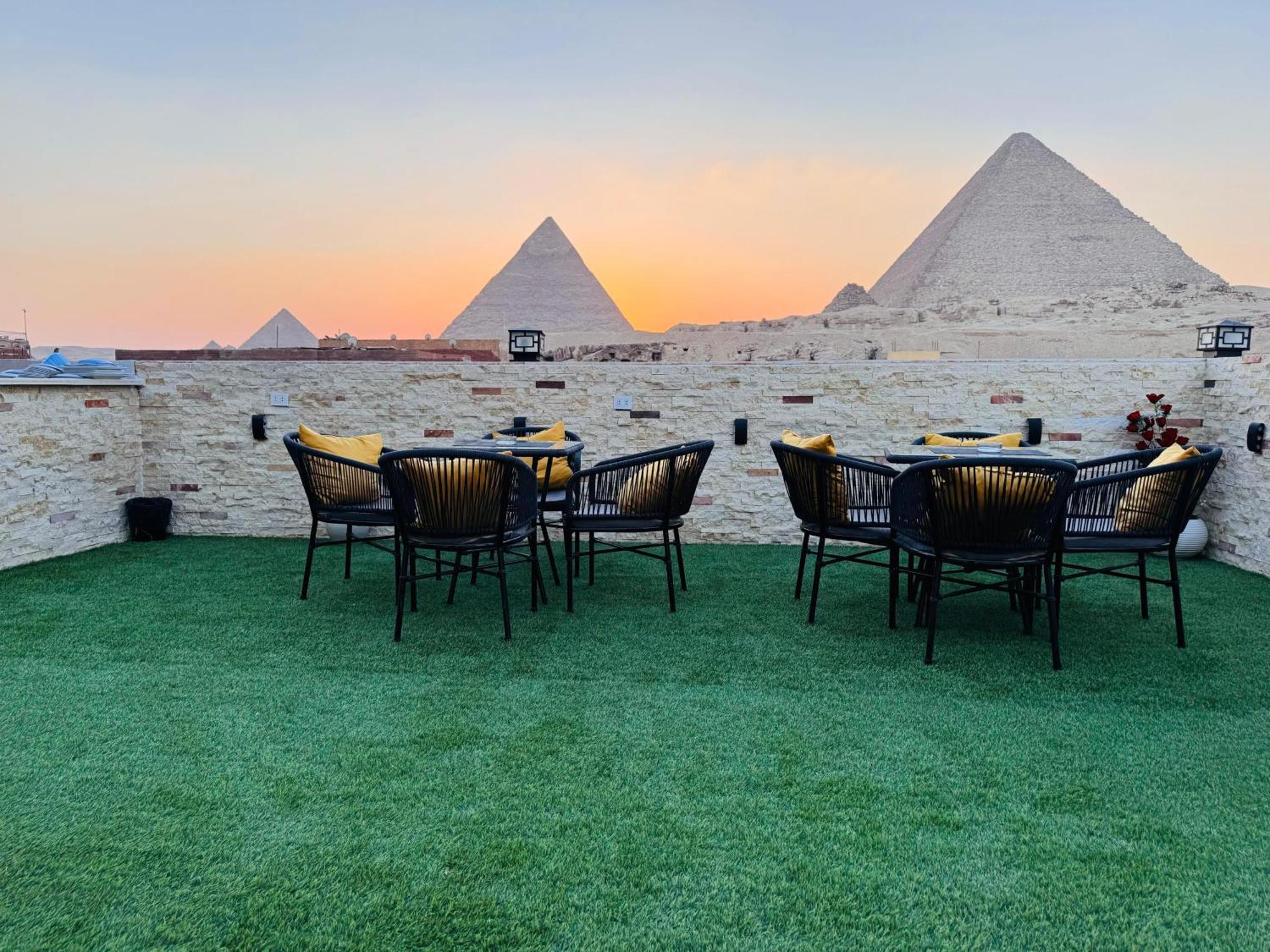 New Scarab Pyramids View Hotel Kafrat al Jabal Exterior photo