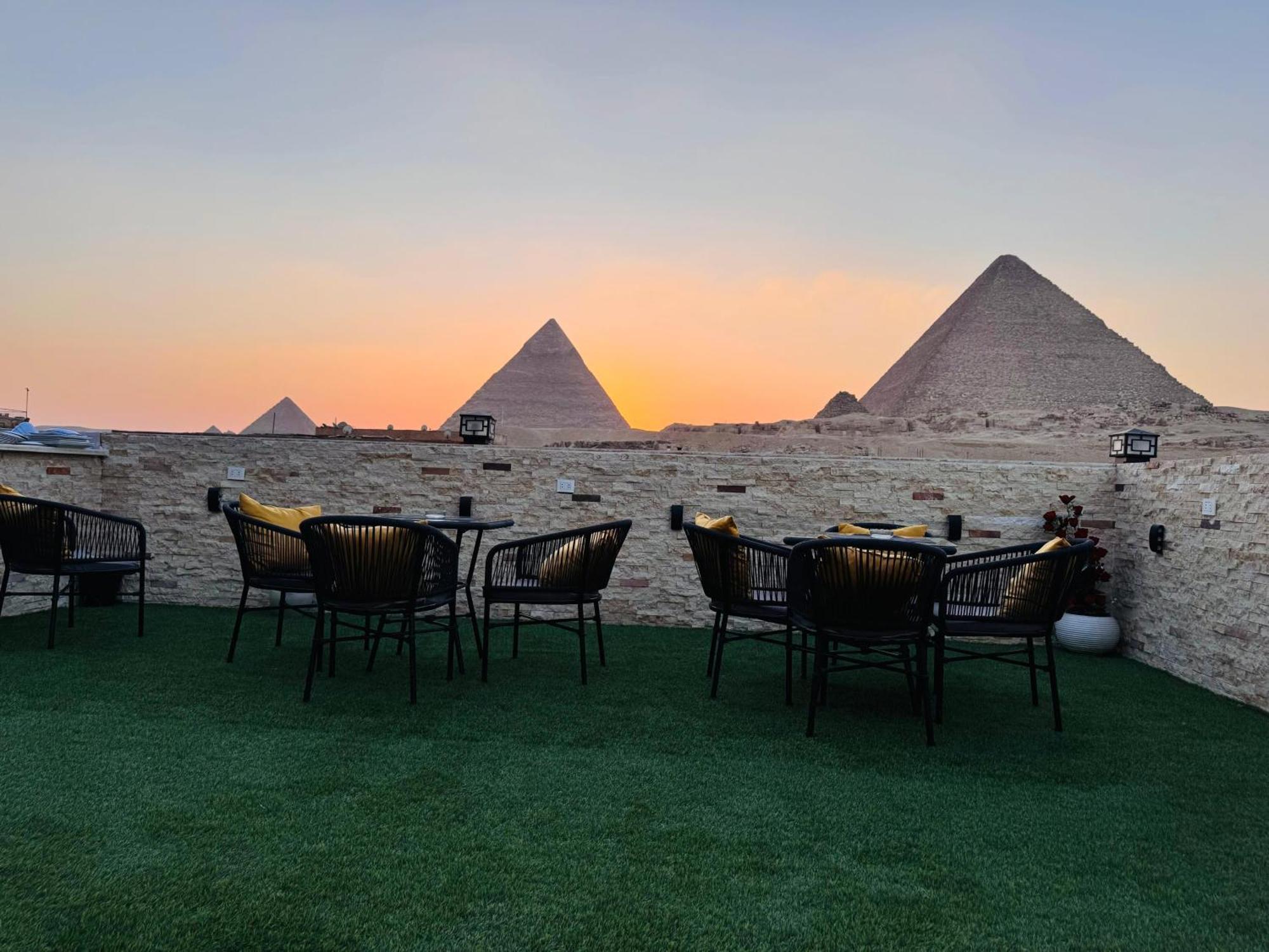 New Scarab Pyramids View Hotel Kafrat al Jabal Exterior photo