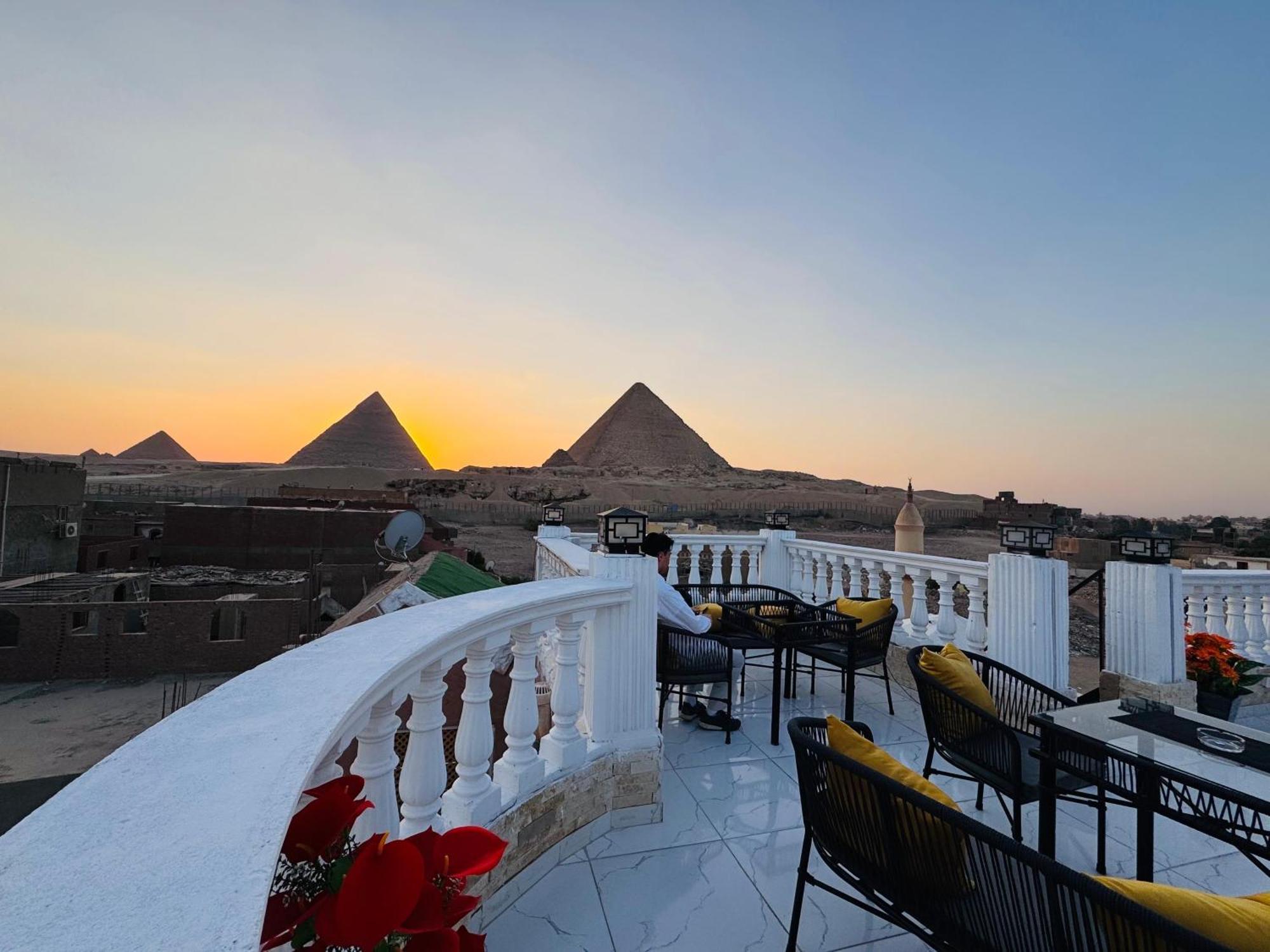 New Scarab Pyramids View Hotel Kafrat al Jabal Exterior photo