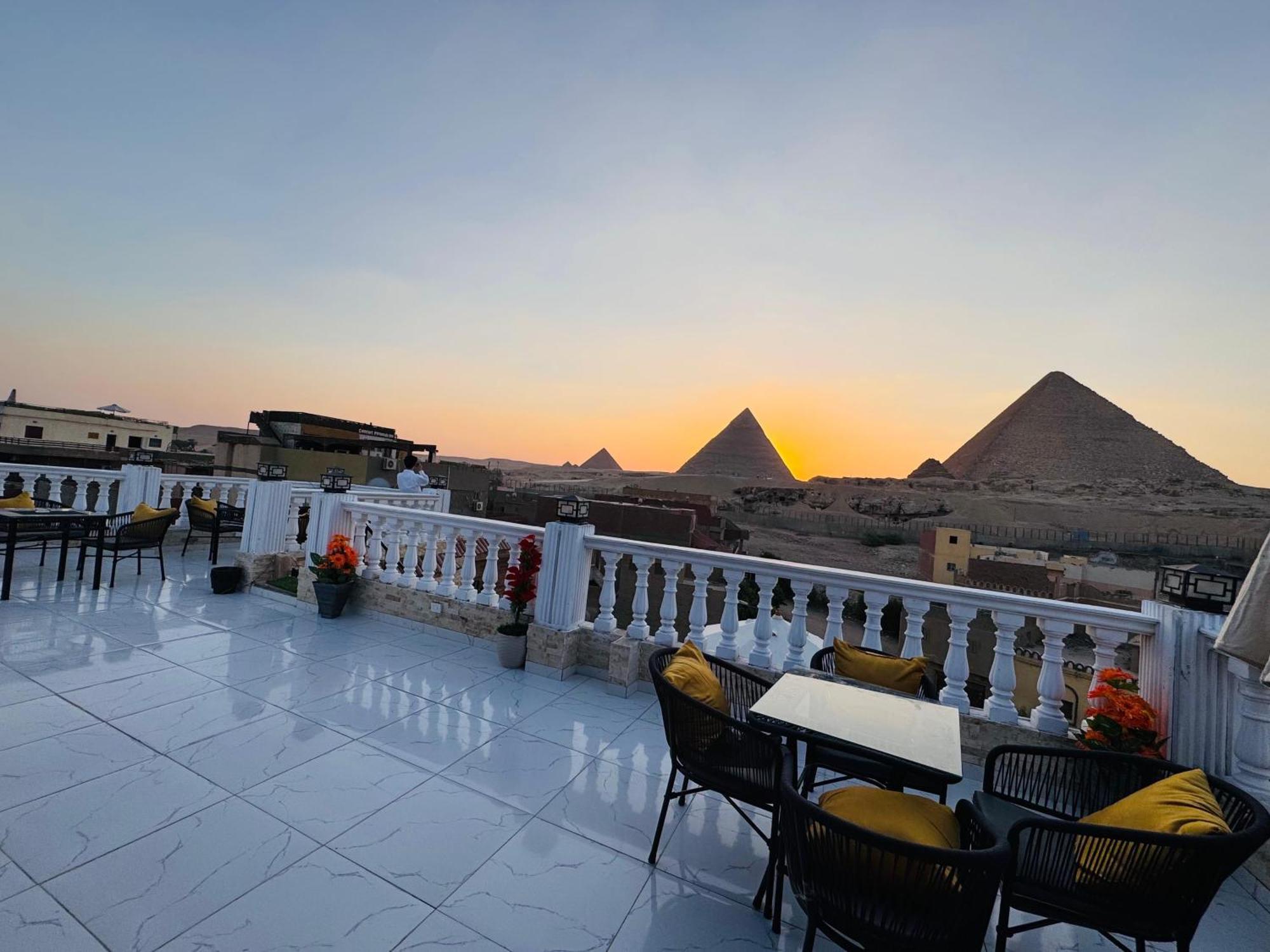 New Scarab Pyramids View Hotel Kafrat al Jabal Exterior photo