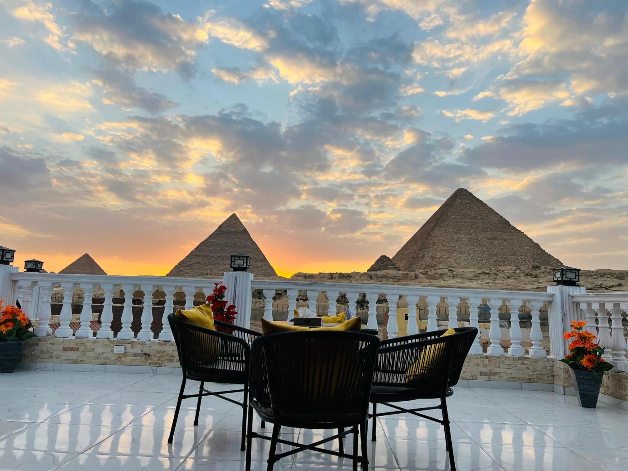 New Scarab Pyramids View Hotel Kafrat al Jabal Exterior photo